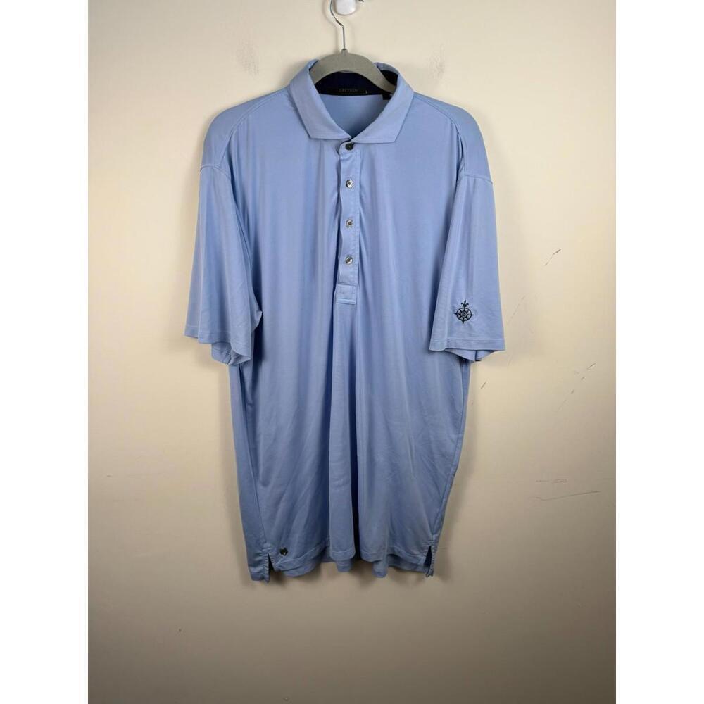 Greyson Golf Cayuse Golf Polo Light Blue Size Large